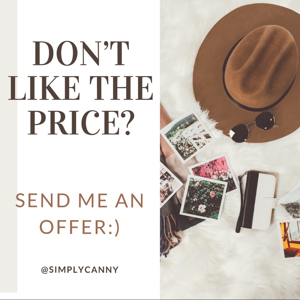 I accept reasonable offers!